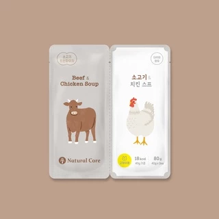 Natural Core Twin Pouch ซุปอาหารเปียก สำหรับแมว นำเข้าจากเกาหลี 🇰🇷