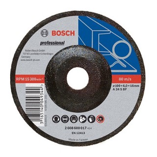 แผ่นเจียรเหล็ก BOSCH 4" x 6มม. (ของแท้)