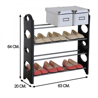 ชั้นวางรองเท้า 4 ชั้น