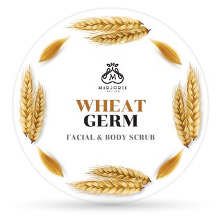 สครับจมูกข้าว Wheat germ facial&amp;body Scrub แบรนด์ Majorie