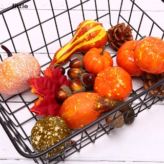 thlittle 50pcs Halloween Artificial Pumpkins Home Decoration Autumn Fall Thanksgiving DIY Boutique