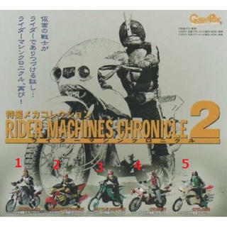 ของแท้ กาชาปอง Rider Machines Chronicle 2 คาเมนไรเดอร์ มาส์คไรเดอร์ [M03-258_220A]