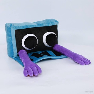 Jason Roblox Rainbow Friends ตุ๊กตาของเล่น สีม่วง TV ตุ๊กตายัดไส้ ของขวัญสําหรับเด็ก ตกแต่งบ้าน ของขวัญสําหรับเด็ก