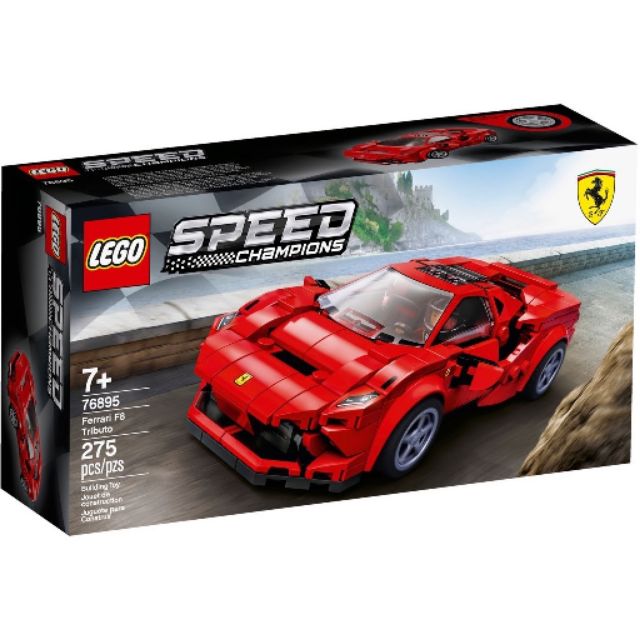 เลโก้ LEGO Speed Champions 76895 Ferrari F8 Tributo (Box Minor Damage)