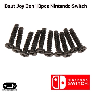 Joy Con Bolts 10 ชิ้น Nintendo Switch V1 V2 OLED Y Joycon Triwing Contents 10 ชิ้น