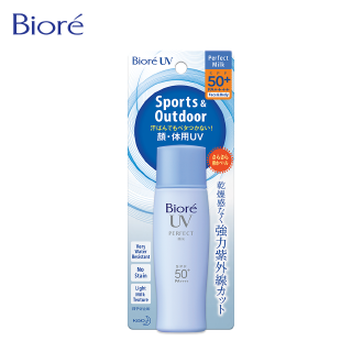 แท้ Biore UV Perfect Milk SPF50+/PA+++ 40ml.โลชั่นน้ำนมกันแดดสำหรับผิวหน้าและผิวกายอันดับ 1 ในญี่ปุ่น