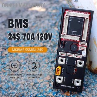 Orichi บอร์ดโมดูลควบคุมการชาร์จแบตเตอรี่อัจฉริยะ Led Bms 18S‐24S