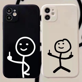 OPPO CASE บรรทัดการ์ตูนง่าย เคสสําหรับ oppo A76 Reno7 Reno7z A74 A16 A15 A93 A94 A95 A54 A5S A3S A7 A7X A12 A8 A9 A5 A52 A92 A72 A 92020 A55 A31 A53 2020 A32 Reno2F Reno4 Reno5 Reno6 Reno6z F9 Pro F11pro A 52020 A79 A73 F5 Y17 Y11 Y3 Y12 เคส OPPO