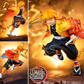 ฟิกเกอร์ Demon Slayer Kimetsu no Yaiba the Movie Mugen Train ดาบพิฆาตอสูร เดอะมูฟวี่ Agatsuma Zenitsu อากาสึมะ เซ็นนิตสึ
