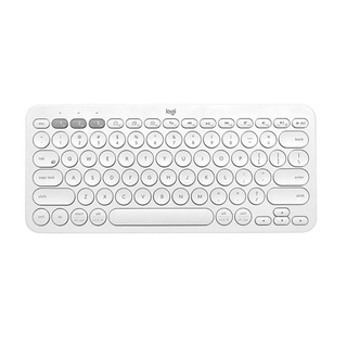 LOGITECH K380 Keyboard BluetoothMultiDevice WHITE (1Y)(IP7-001057) แถมสติ้กเกอร์ภาษาไทย