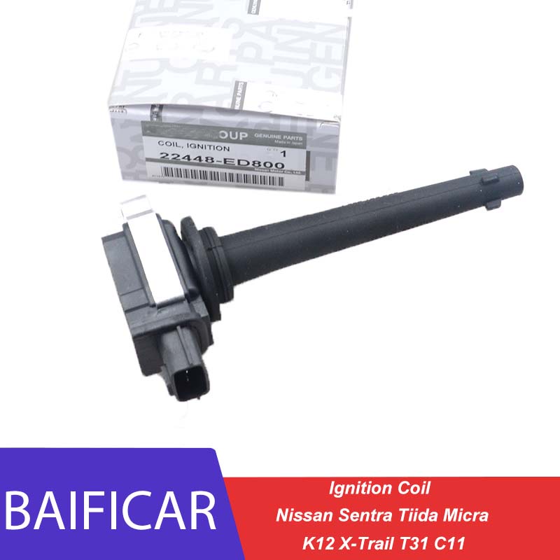 Baificar Brand New Ignition Coil 22448-ED800 0221604014 For Nissan Sentra Tiida Micra K12 X-Trail T31 C11