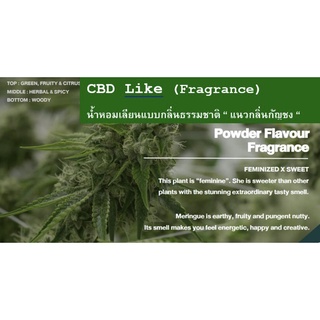 CBD Like Fragrance น้ำหอมเลียนแบบกลิ่นธรรมชาติแนวกลิ่นกัญชง ขนาดทดลอง 15 ml