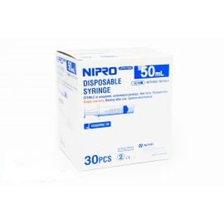 NIPRO กระบอกฉีดยา LS-50 CC (30ชิ้น/กล่อง)