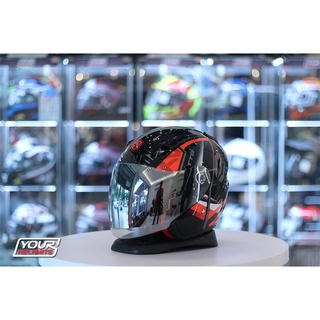 หมวกกันน็อค INDEX HELMETS รุ่น TITAN8 GLOSS BLACK