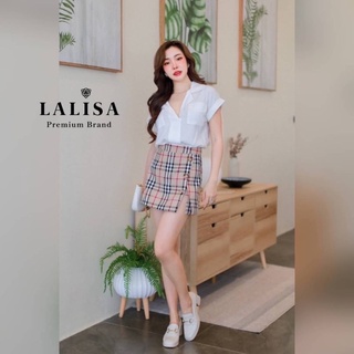 ชุดเซ็ตเสื้อ/กางเกงกระโปรง  ลายสุดฮิต TAG :  #LALISA CODE : 2221-wh