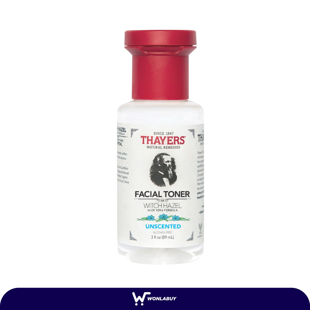 Thayers Unscented Witch Hazel Toner 89 ML
