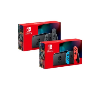 Nintendo Switch : Nintendo Switch Console (V.2) - Neon/Gray เครื่องเกม นินเทนโด้ สวิช (รับประกันศูนย์ไทย)