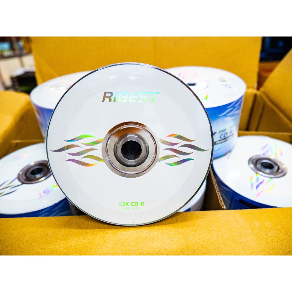 RiBEST CD-R 700 MB P50(NOBOX) CD แผ่นซีดี (กลุ่ม1)