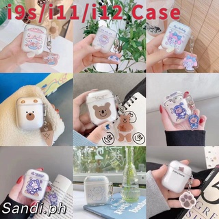 [หลายสไตล์] เคสแอร์พอด TPU ใส ฟิมพ์ลายการ์ตูน น่ารัก สำหรับ AirPods 1/2, AirPods Pro, inpods 12 / 12S, i9s, i11