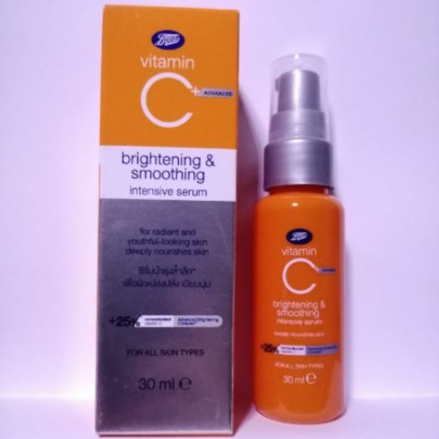 (ของใหม่ ของแท้)Boots vitaminC advanced serum 30ml