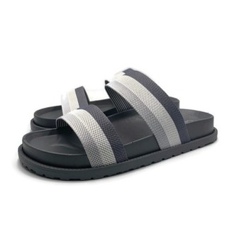 Gpatt : Three Stripes Sandals รองเท้าแตะเกาหลี รองเท้าสวมผู้หญิง แฟชั่นพื้นนุ่ม