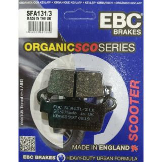 ผ้าเบรค EBC Brakes  รุ่น Organic/ ผ้าหลัง KLX250 Honda NSR 50 , ผ้าหน้า SYM SR100 , PeugeotSV50