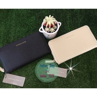 💕CHARLES &amp; KEITH LONG WALLET กระเป๋าสตางค์ทรงยาว