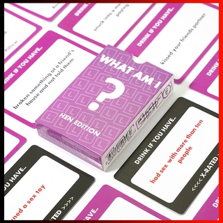 อะไรคือฉัน Hen Edition DRINK IF YOU HAVE การ์ดเกม 2 เกม