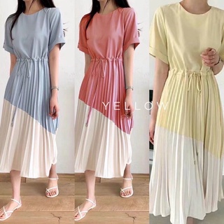 🌈🌿🌸🌺🌼🧡❤️💙🇰🇷 Pleat Long Dress 🇰🇷💙❤️