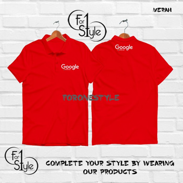 เสื้อโปโล GOOGLE ADSENSE Logo Polo Internet - GOOGLE CLOTHES