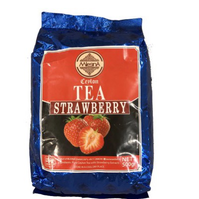 Mlesna Strawberry Tea big bag 500g มาเลสน่า ชากลิ่นสตอเบอร์รี่ ชนิดถุงใหญ่ 500กรัม