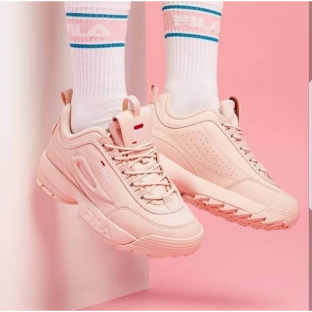 fila shoes peach