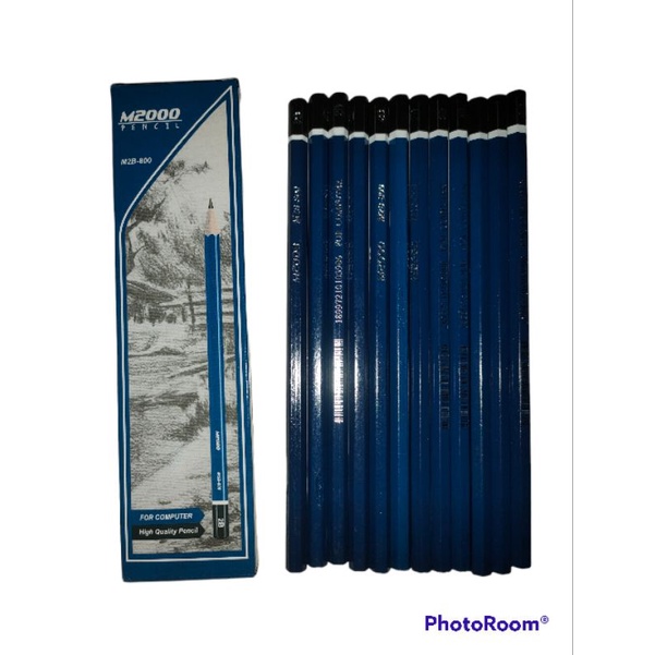 2B PENCIL / M2000 PENCIL / WOODEN PENCIL / 2B BLUE