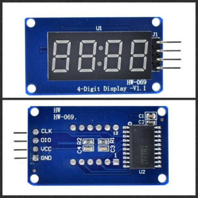 LED Display Module สำหรับ Arduino 7 Segment 4 Bits 0.36 Inches สีแดง