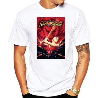 เสื้อยืดผ้าฝ้าย เสื้อยืดผ้าฝ้าย 100% พิมพ์ลาย Flash Gordon สําหรับผู้ชาย E0059