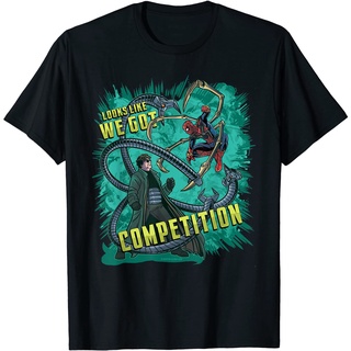 เสื้อยืด พิมพ์ลาย Marvel Spider-Man We Got Competition สําหรับผู้ใหญ่Size S-5XL