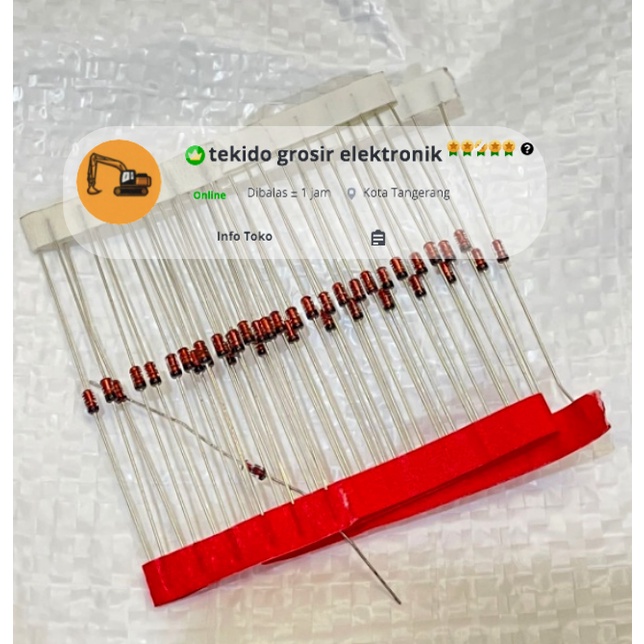 DIODE ZENER 12V 0.5W 0.5 WAT