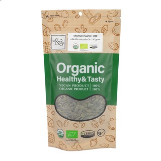 เมล็ดฟักทอง ออร์แกนิค ตรามิสเตอร์แอนด์มิสซีส 250 กรัม/Organic Pumpkin seed (Mr.&amp;Mrs.Brand)250 g