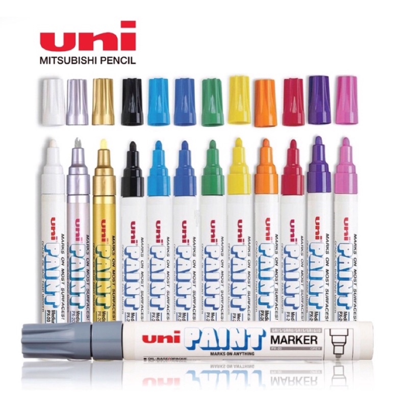 Uni Paint Marker PX-21 Fine / PX-20 Medium Point @Cassandra8526