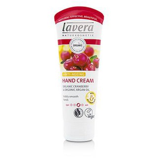 LAVERA  Organic Cranberry &amp; Argan Oil Anti-Ageing Hand Cream 75ml/2.5oz