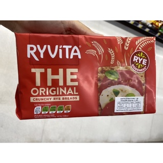 ขนมปัง ข้าวไรย์ อบกรอบ รสดั้งเดิม ตรา ไรย์วิต้า 250 G. Original Crispbread ( Ryvita Brand ) ออริจินอล คริสพ์เบรค