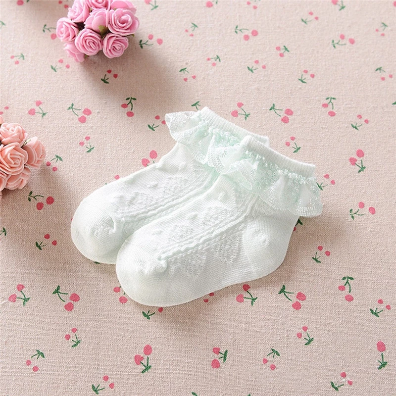 [สินค้าพร้อมส่ง] ถุงเท้าเด็กผ้าลูกไม้ ถุงเท้าเจ้าหญิง thumbnail 9