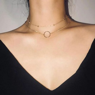 สร้อยคอมินิมอล 2 เลเยอร์ • Minimal Layers Necklace