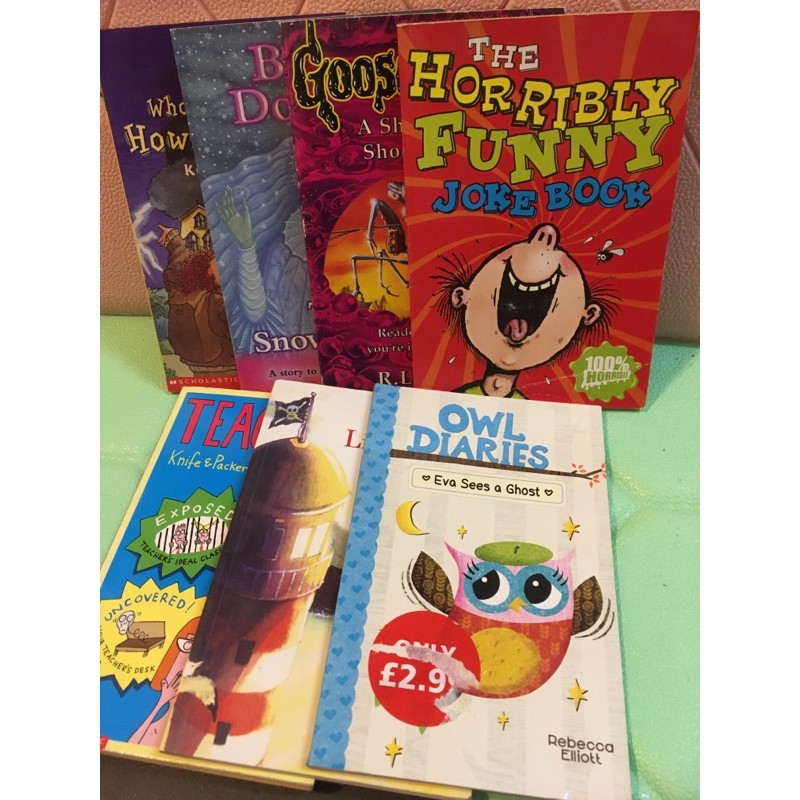 รวมปกหนังสือวรรณกรรมปกอ่อนมือสอง  SCHOLASTIC -ad7