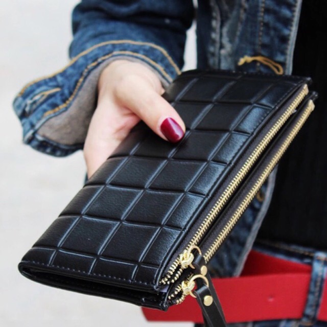 Moodah KOREAN WALLET ZIPPER 2 กระเป๋าสตางค์ผู้หญิงพับได้ C