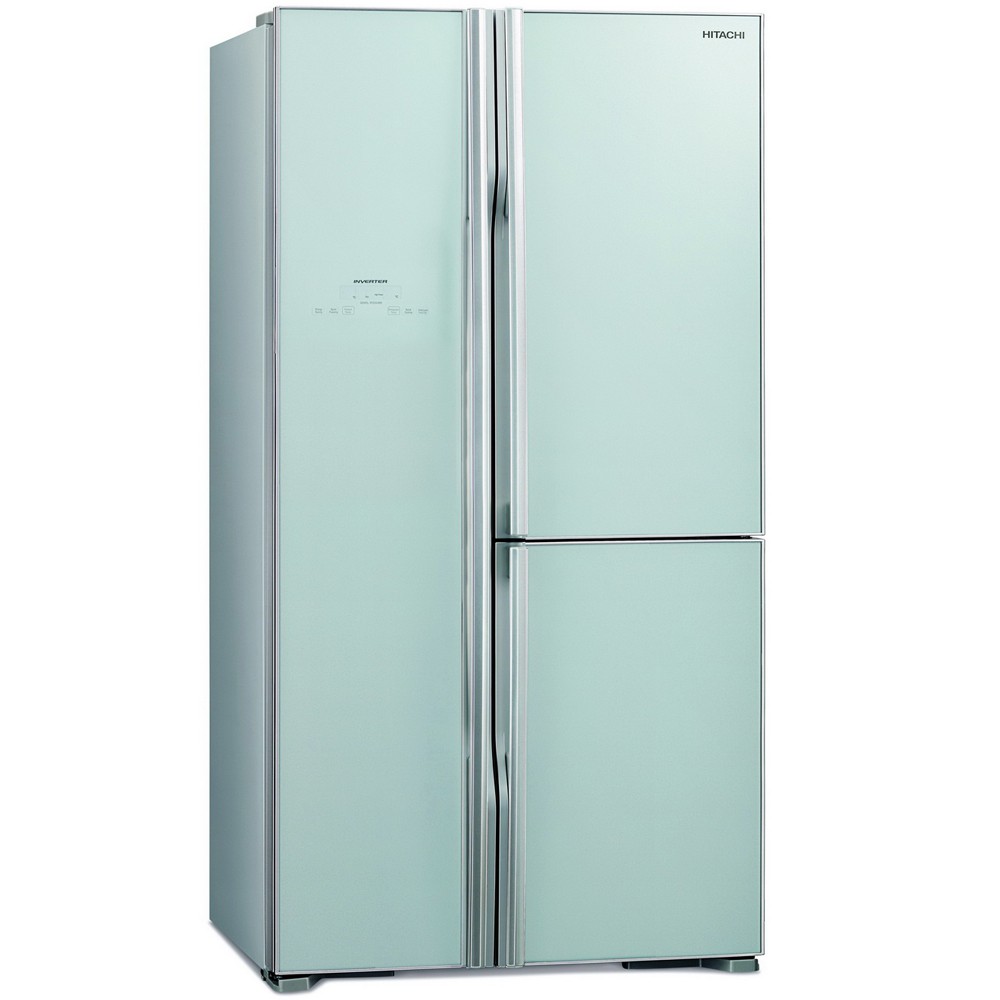 ตู้เย็น SIDE BY SIDE HITACHI R-M600P2TH GS 21.8Q กระจก