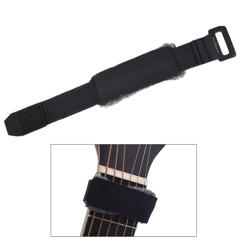 กีตาร์ไฟฟ้าท่อไอเสีย Beam Sound Nylon Professional กีตาร์ไฟฟ้าเบสกีตาร์ Stuffy Sound Band Fret Wrap