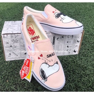 รองเท้า Vans x Peanuts Slip on Sneakers ส่งฟรี