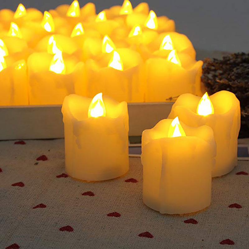 8 บาท เทียน led candles เทียนใส่ถ่าน เทียนปลอม Home & Living