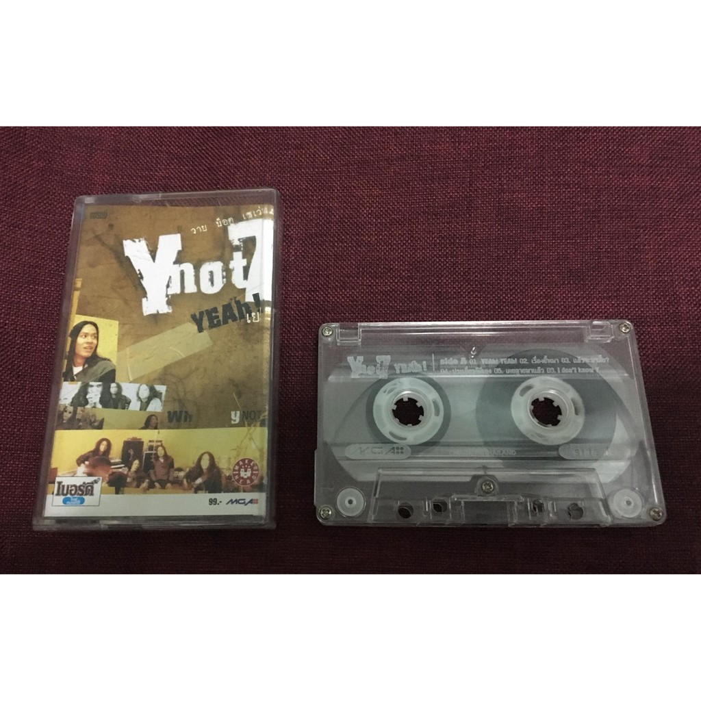 เทปเพลง วง วายน็อตเซเว่น Y Not 7 ชุด Yeah!  ปี2542